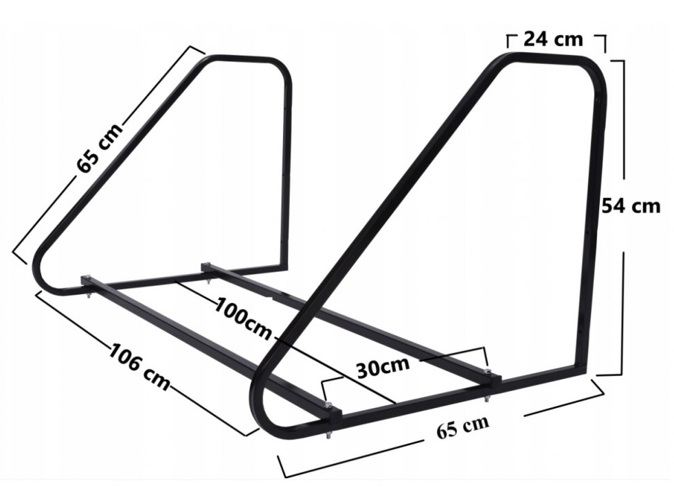 Nástenný držiak na 4 pneumatiky 4x235 (D4P) (4)